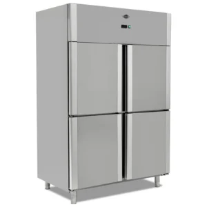 Congelador vertical doble 4 puertas