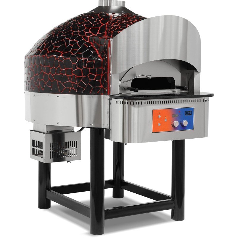 Horno de pizza base giratoria a Gas