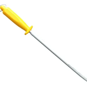 Afilador de cuchillos / chaira amarilla diamantada 12"