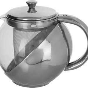 Cafetera redonda plateada - 750 ml