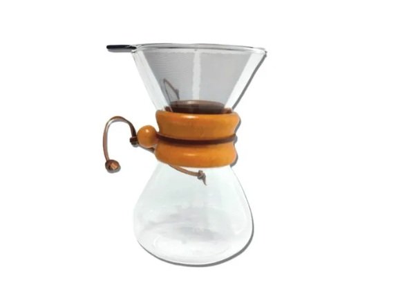 Chemex martillado vidrio 200 ml - Imagen 4