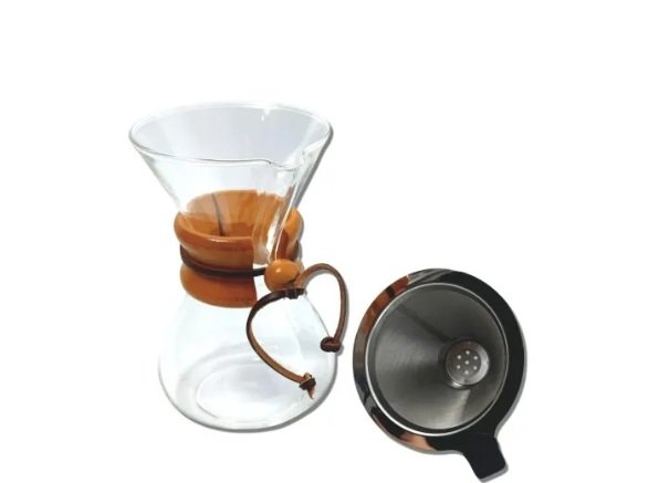 Chemex martillado vidrio 200 ml - Imagen 2
