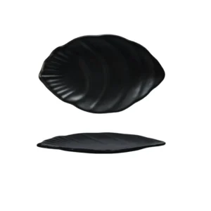 Plato hoja melamina  25x16 cm