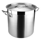 Olla con manijas en acero satinado 201 - ø 28 cm / 18l - Imagen 2