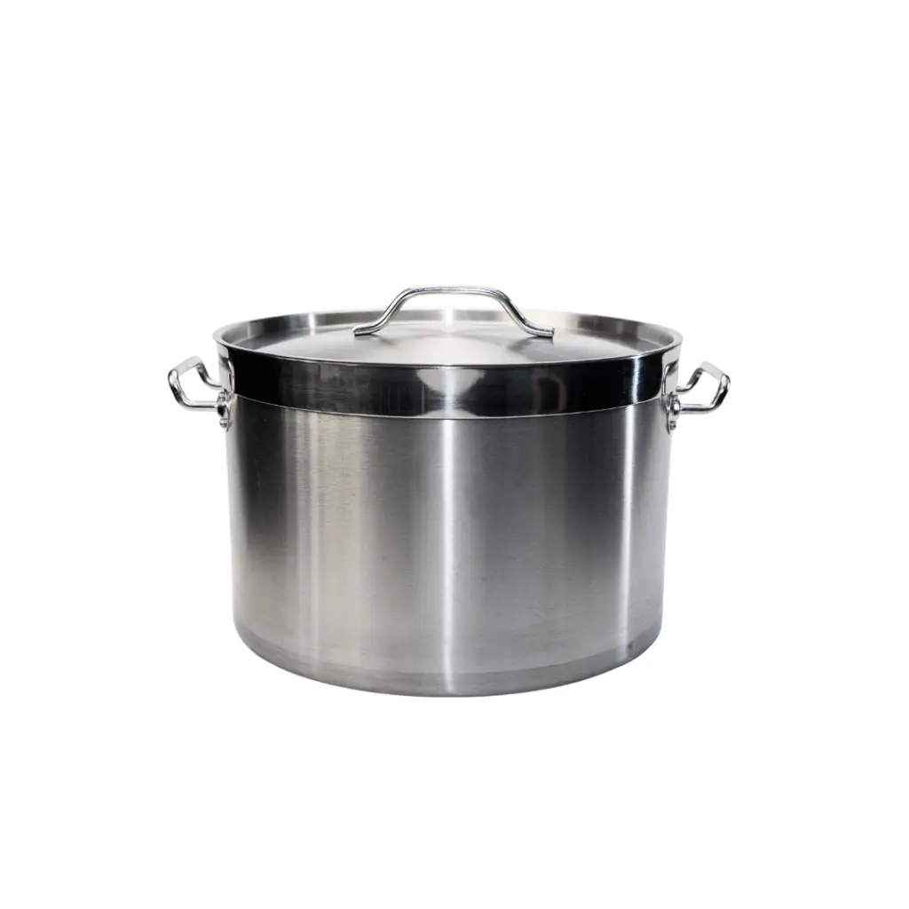Olla con manijas en acero satinado 201 - ø 45 cm / 72l