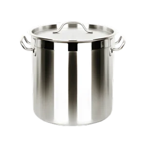 Olla con manijas en acero satinado 201 - ø 30 cm / 22  l