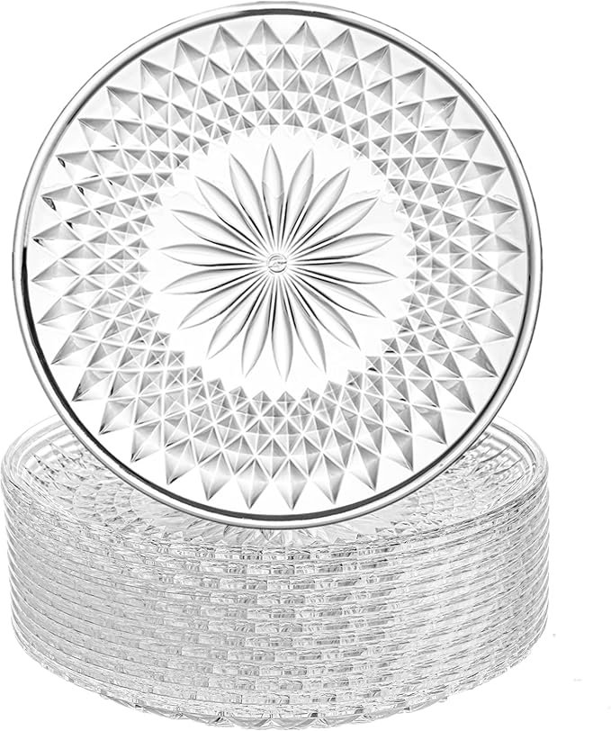 Plato acrilico transparente - ø 15cm