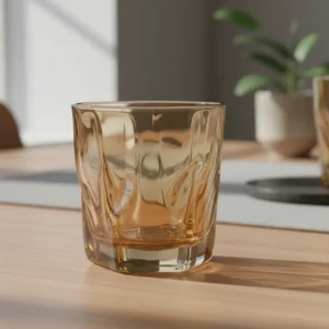 Vaso dorado 310 ml - roca
