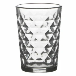 Vaso transparente 310 ml - cuadros