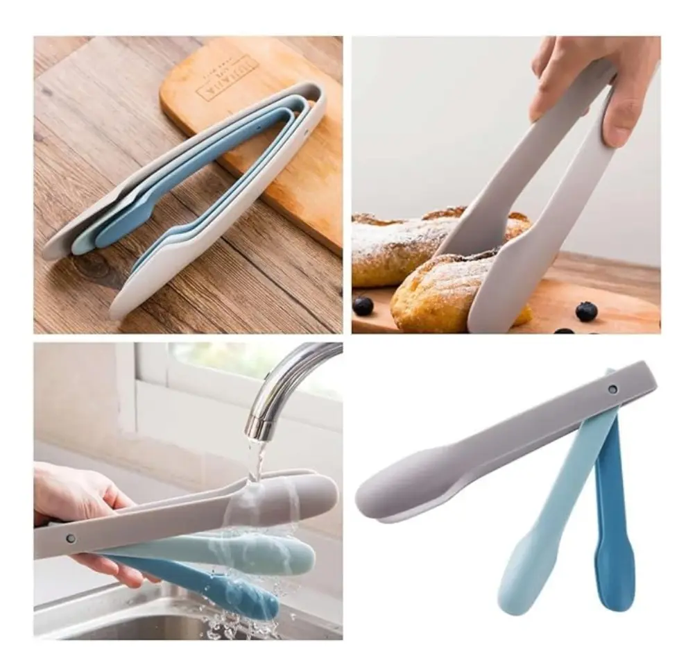 Pinzas de cocina de multiusos x pack set 3 unidades - Imagen 5