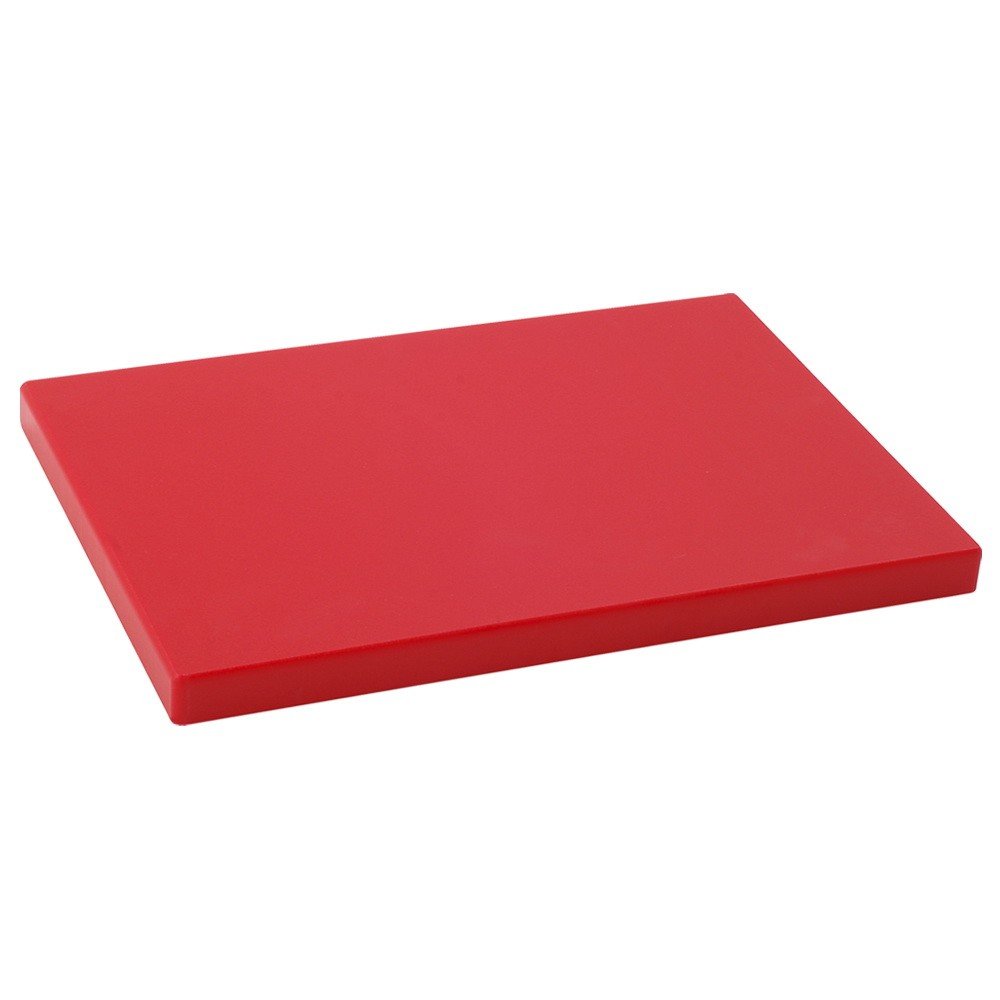 Tabla de picar 32x22x1.5 cm roja