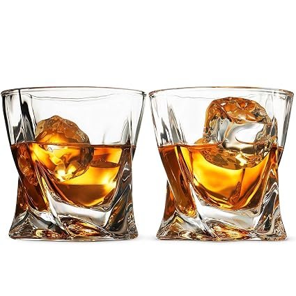 Vaso wisky retorcido 250 ml - Imagen 2